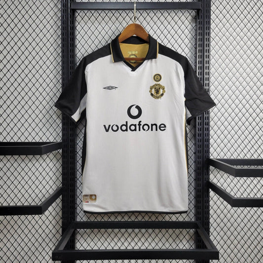 Camisa Manchester United Edição 100 Anos - DUPLA FACE - Masculina Versão Retrô