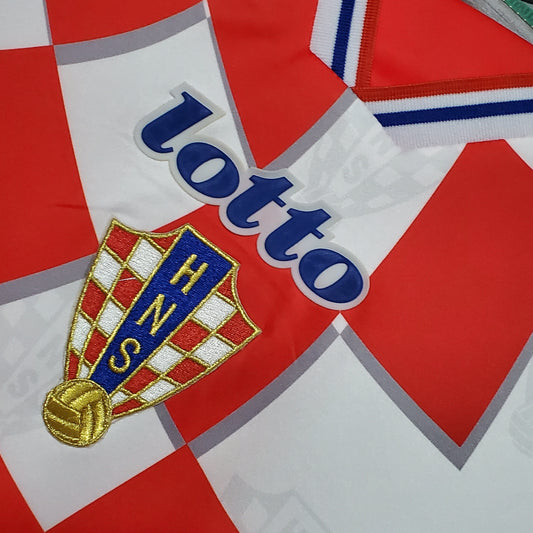 Camisa Croácia 1998 Titular - Versão Retrô