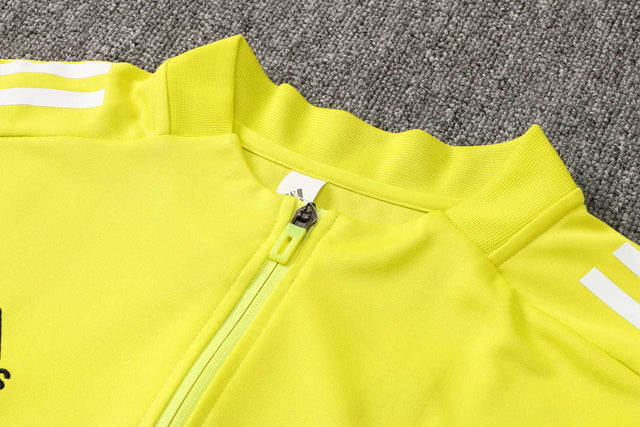 Conjunto Internacional 21/22 Amarelo e Preto - Com Fecho