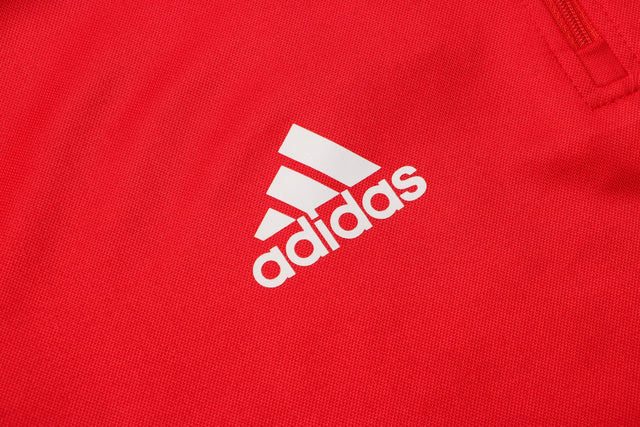Conjunto Benfica 21/22 Vermelha - Adidas- Com Ziper