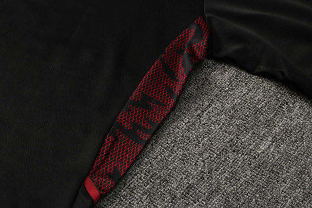 Conjunto Internacional 21/22 Preto - Com Ziper