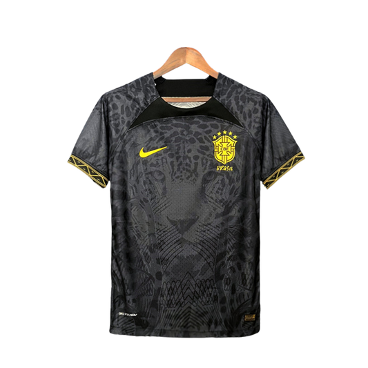 Camisa Pantera Seleção Brasil 2022 Nike - Preto