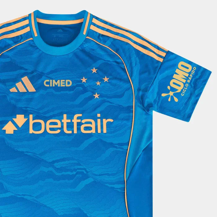 Camisa Third Cruzeiro 25/26 com patrocínios COMPLETA