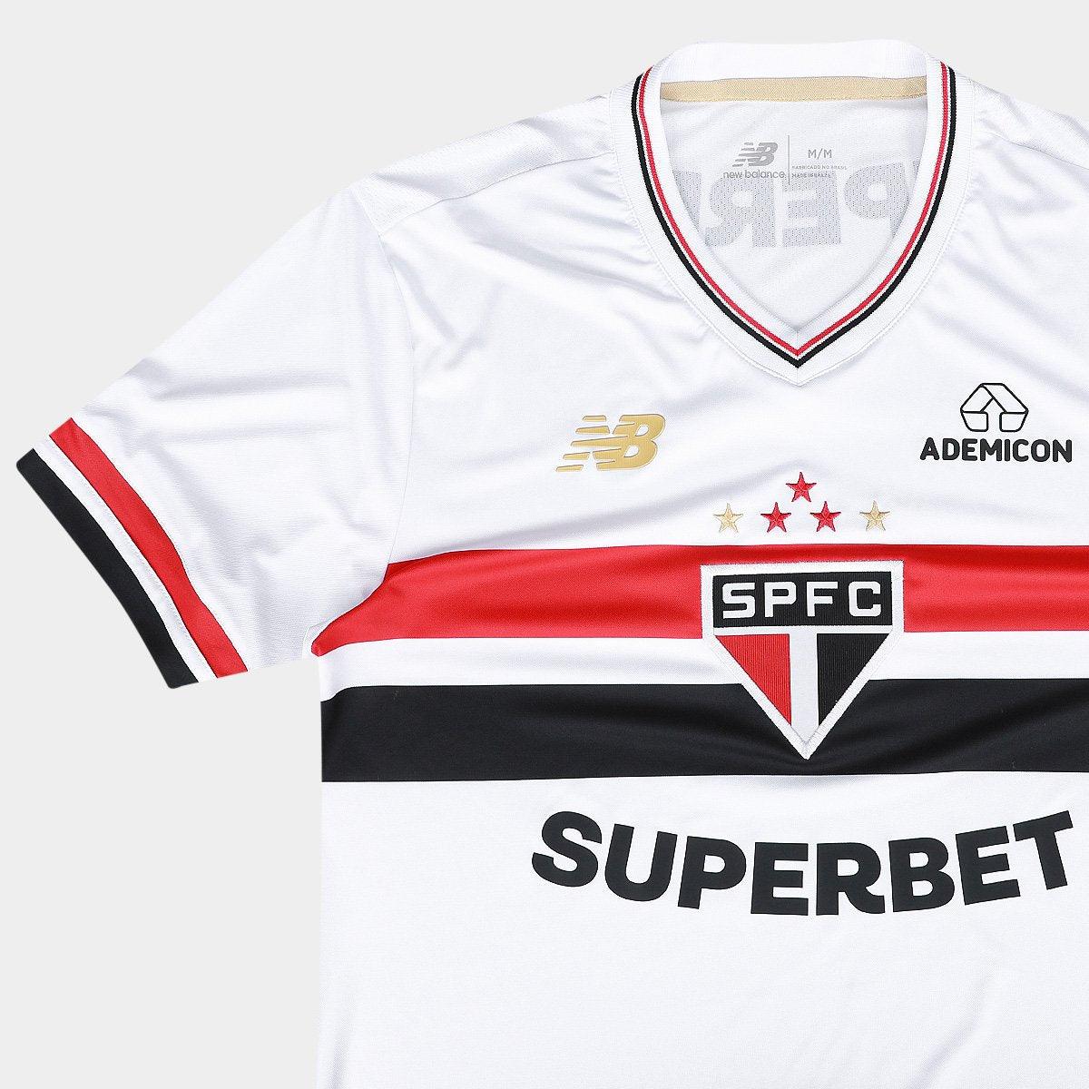 Camisa New Balance São Paulo 2025/26 I L. Gustavo N° 16