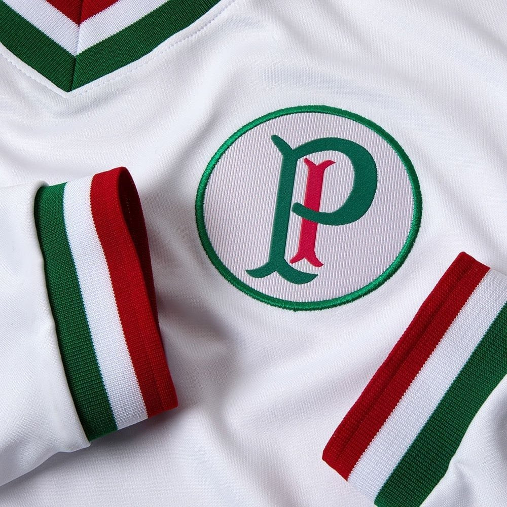 Camisa Manga Longa Palmeira 2022 Branca