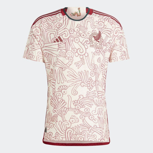 Camisa Seleção México II 2022 Adidas - Bege