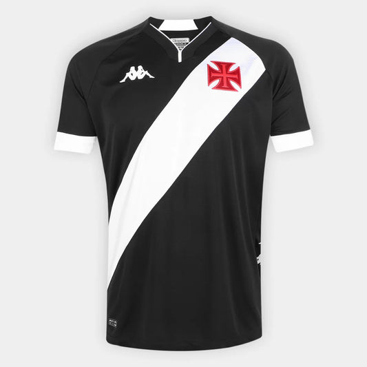Camisa Vasco I 22/23 - Preto com listra Branca