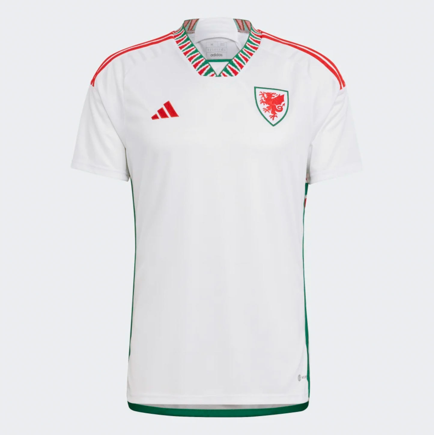 Camisa Seleção País de Gales II 2022 Adidas - Branco