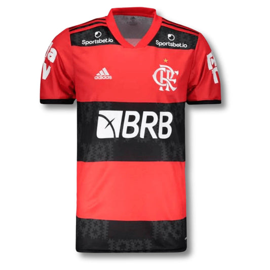 Camisa Flamengo I [Com Patrocínio] 21/22 Rubro Negro