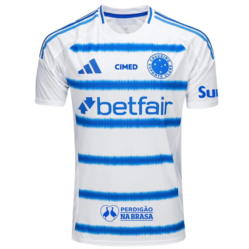 Camisa II Cruzeiro 25/26 com patrocínios COMPLETA