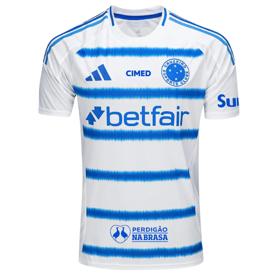 Camisa II Cruzeiro 25/26 com patrocínios COMPLETA