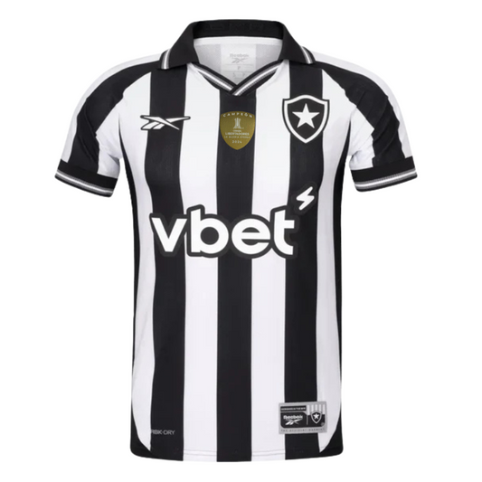 Camisa Botafogo I - 25/26 com Patch de campeão da Libertadores