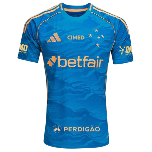 Camisa Third Cruzeiro 25/26 com patrocínios COMPLETA