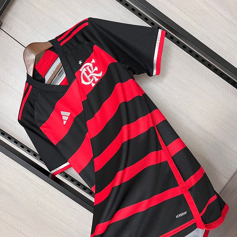 Camisa Flamengo I 24/25 com Patch de campeão Copa do Brasil
