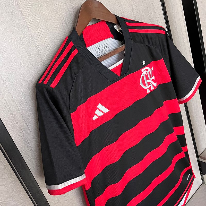 Camisa Flamengo I 24/25 com Patch de campeão Copa do Brasil