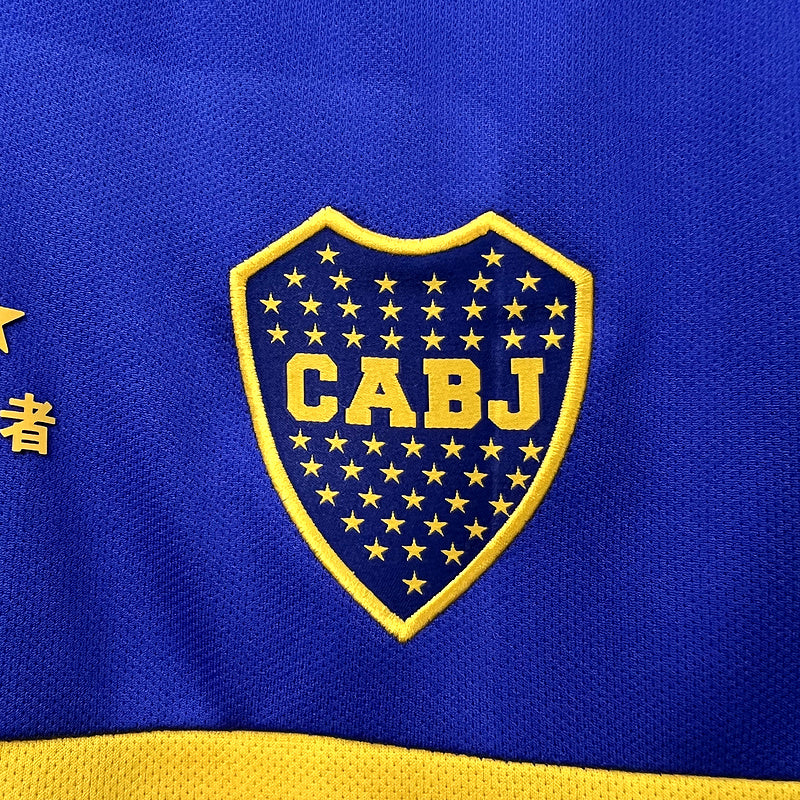 Camisa Boca Juniors - 23/24 - Azul/Amarelo - Ed. Aniversário