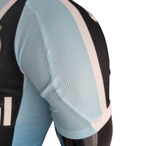 Camisa Grêmio I 22/23 - Preta, Branca e Azul -  - Masculino Jogador