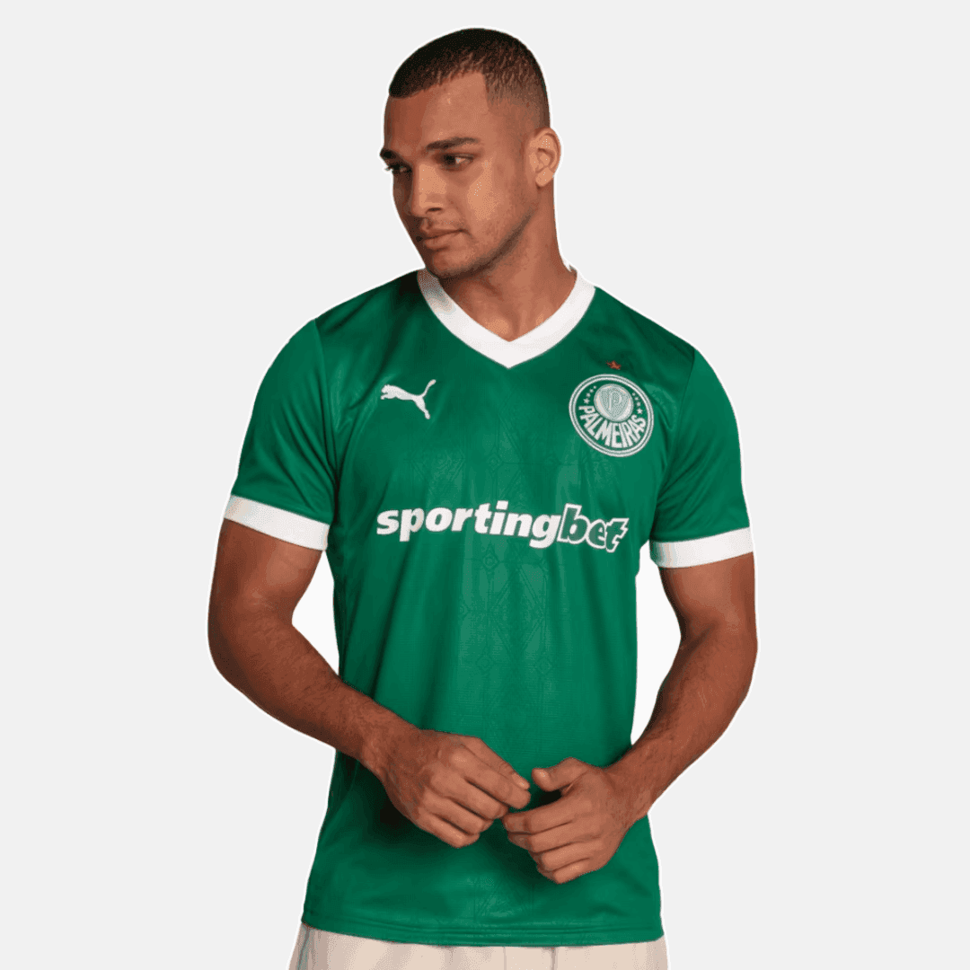 Camisa Puma Palmeiras 2025/26 I - Estevão N° 41