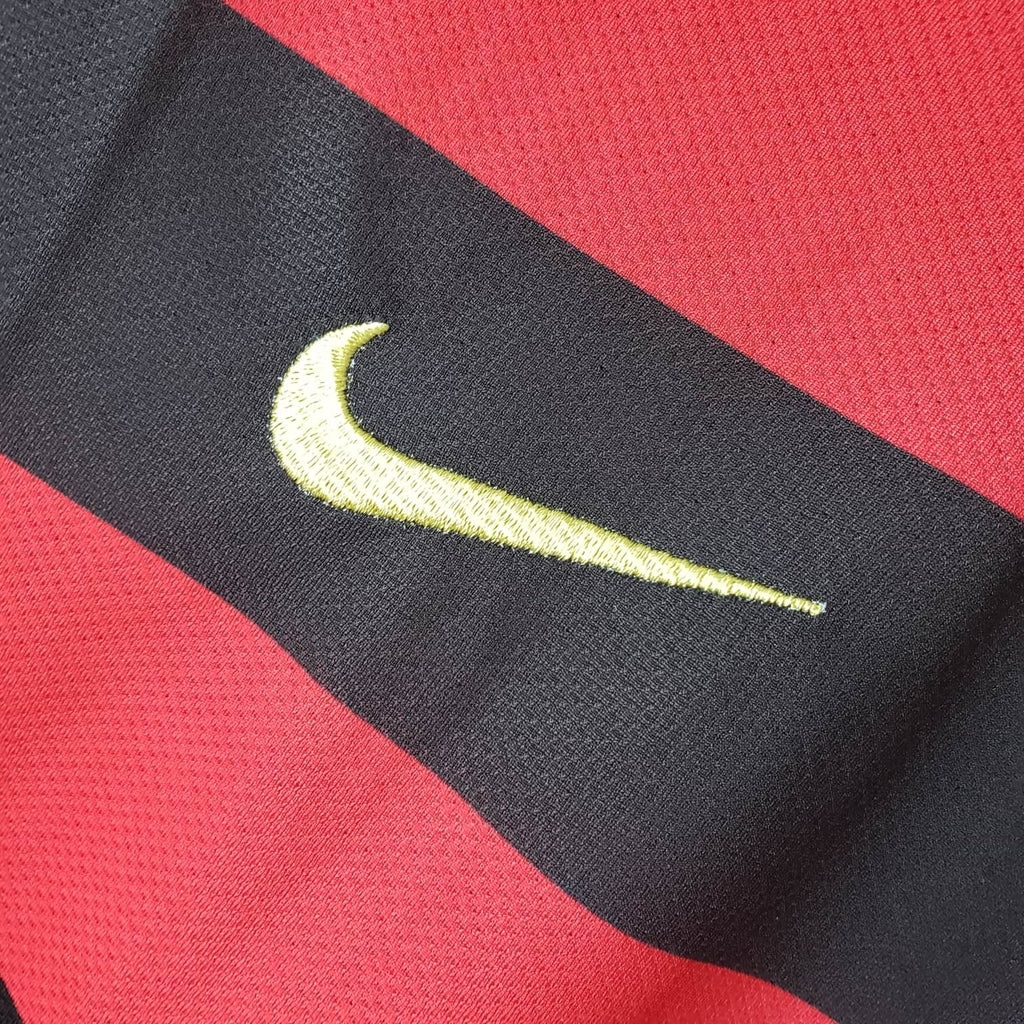 Camisa Flamengo Retrô 2009 Vermelha e Preta
