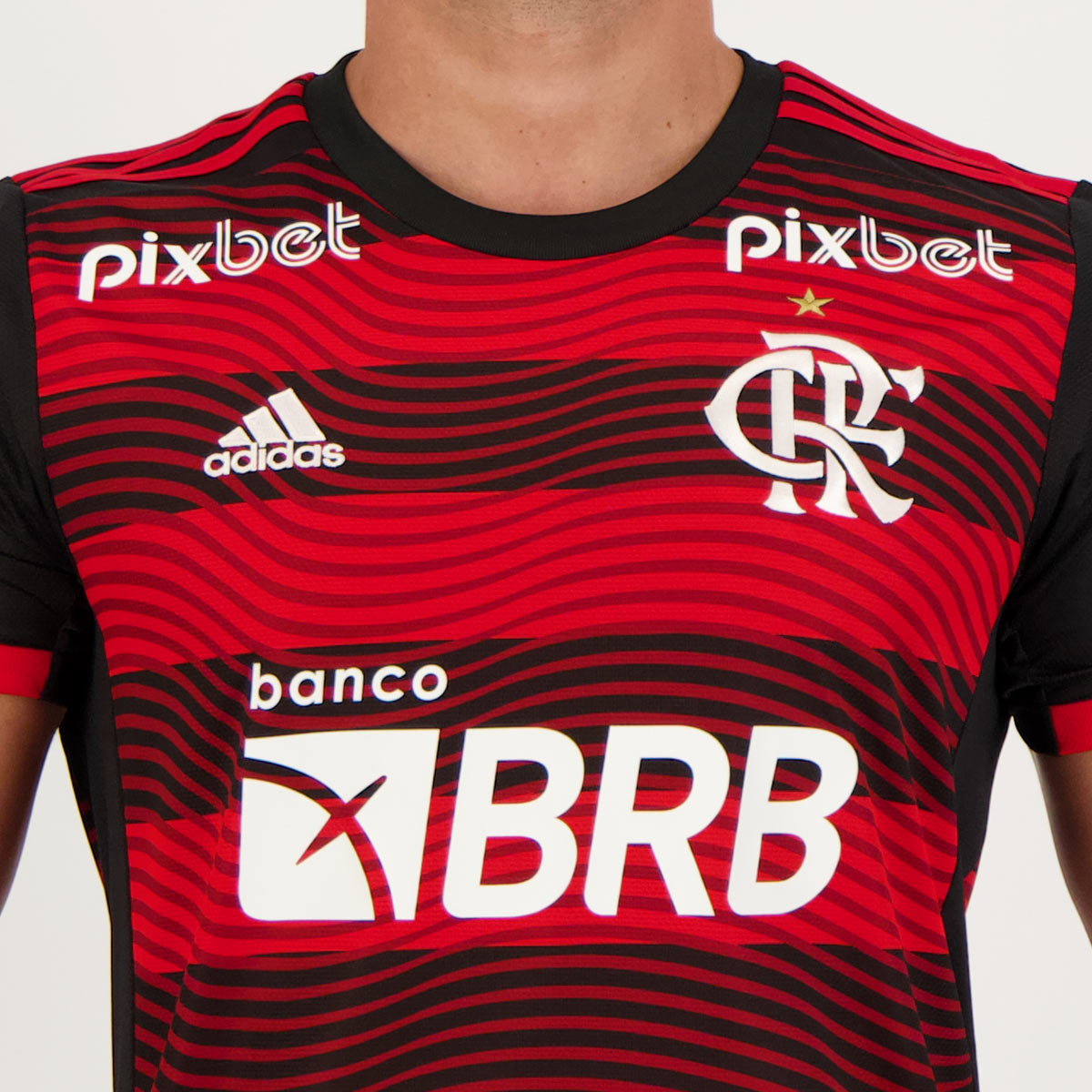 Camisa Flamengo I [Com Patrocínio] 22/23  Rubro Negro
