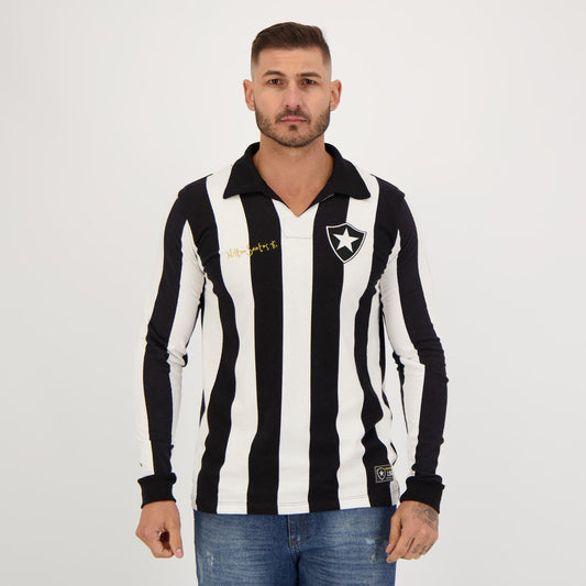 Camisa Botafogo Retrô Nilton  1962 Manga Longa