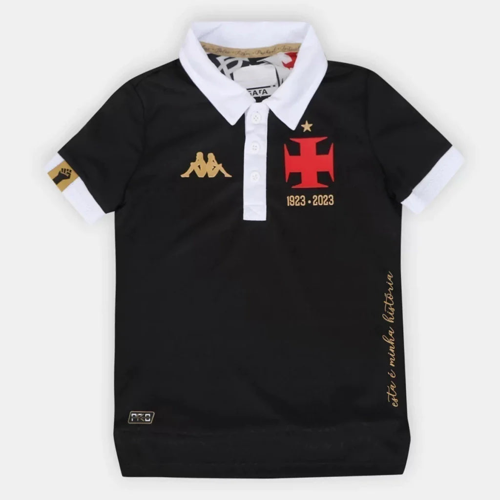 Kit Infantil Vasco camisas negras