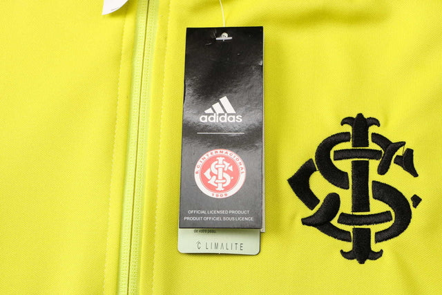 Conjunto Internacional 21/22 Amarelo e Preto  - Com Fecho