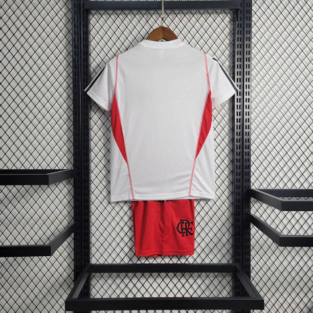 Kit Infantil do Flamengo 23/24 Treino Branco