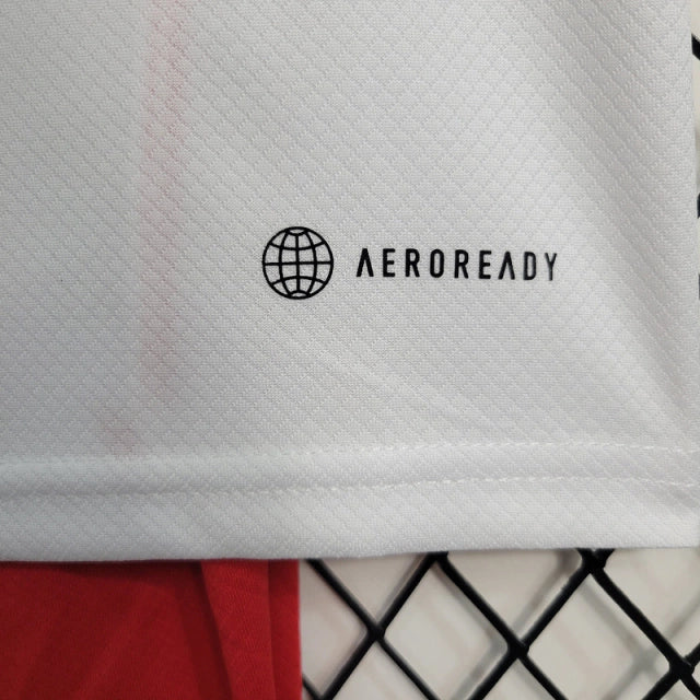 Kit Infantil do Flamengo 23/24 Treino Branco