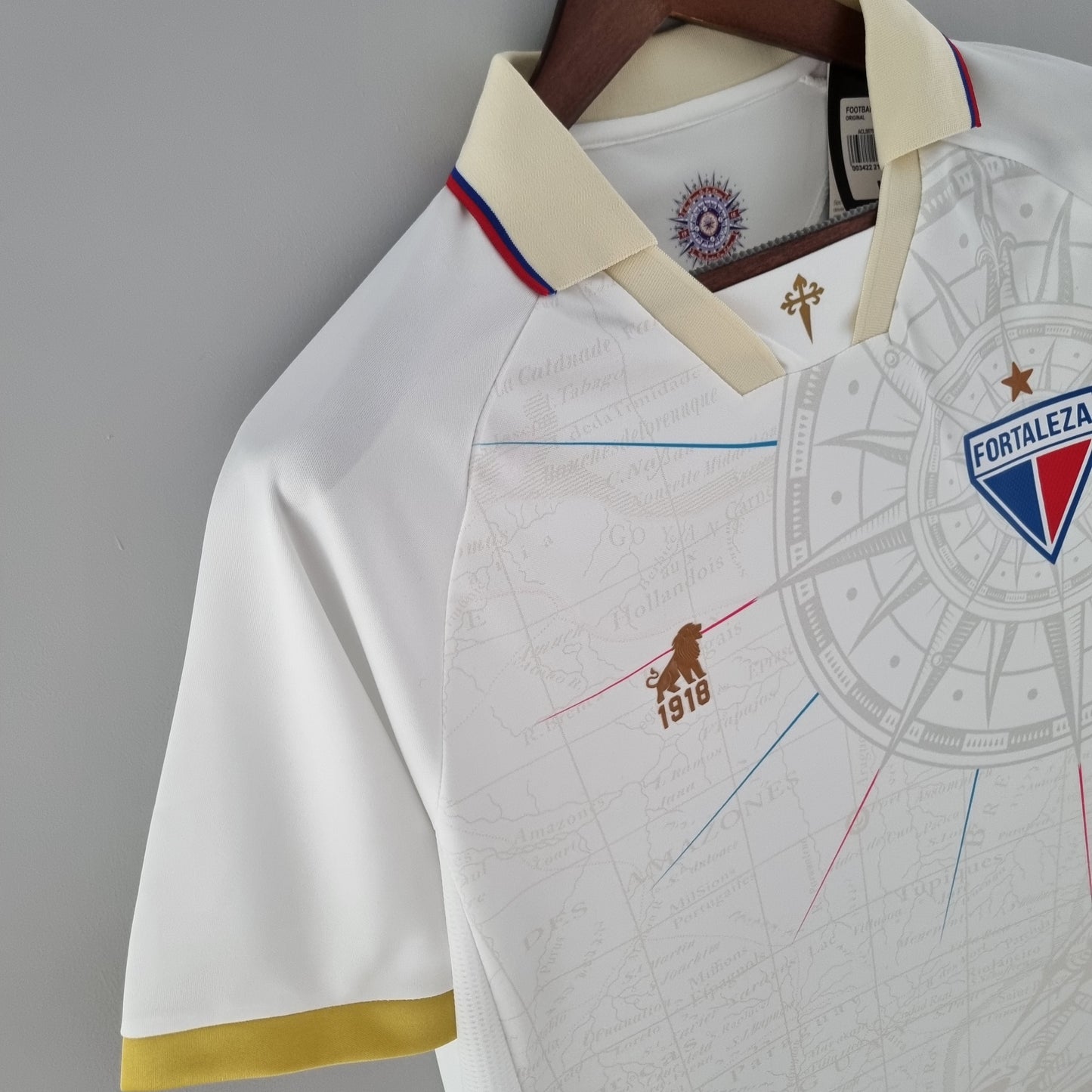Camisa Fortaleza La Dorada 1918 Leão - Dourada