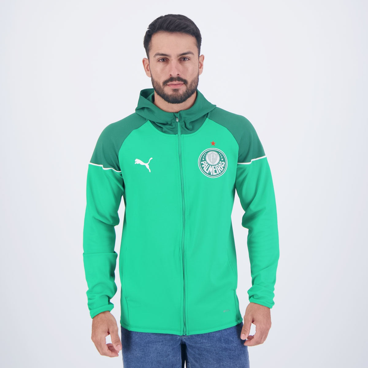 Jaqueta Puma Palmeiras Casuals Verde