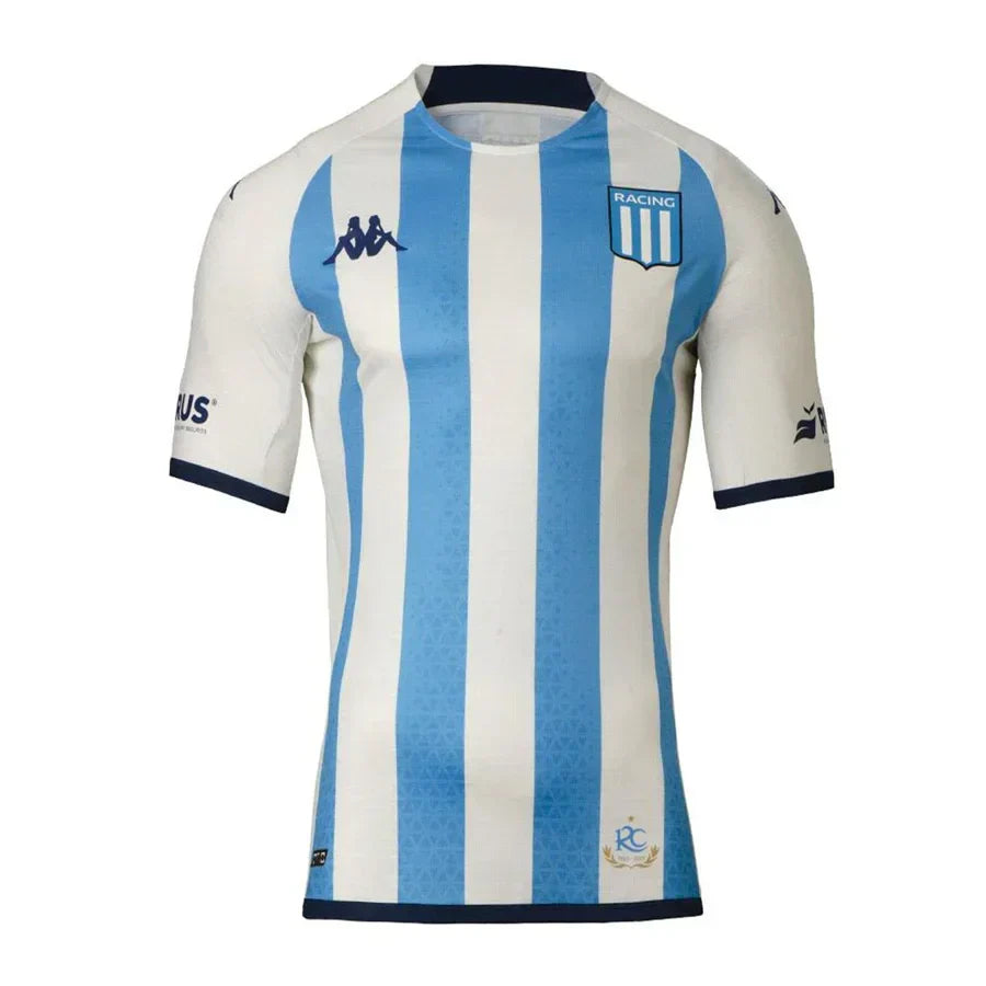 Camisa Racing I 23/24 Kappa - Branco e Azul