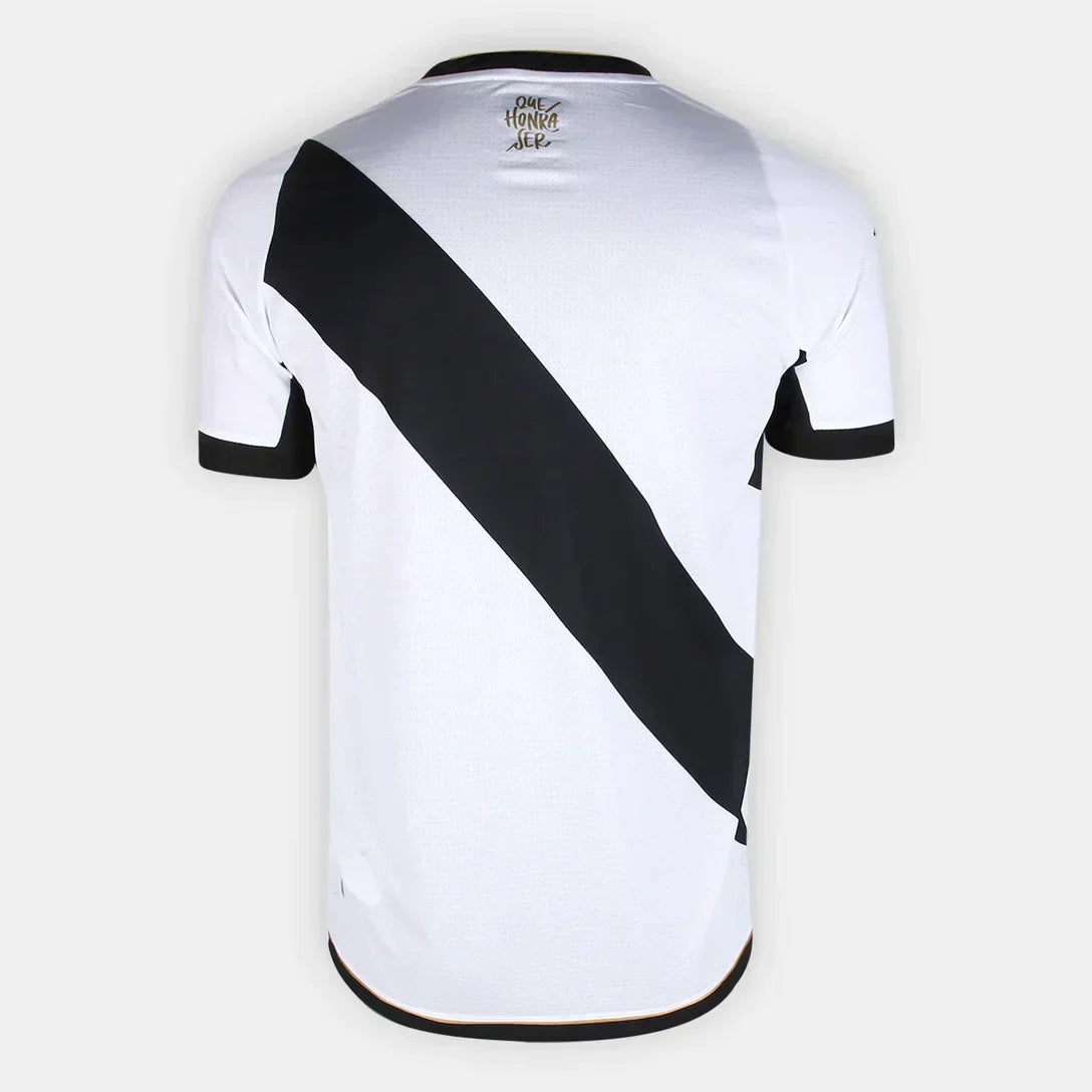 Camisa Vasco I 23/24  - Branco com listra Preta